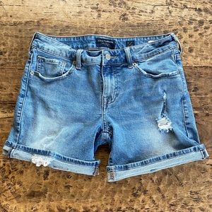 Lucky Brand Denim Distressed Jean Shorts sz 26 2